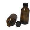 100 ml amber glass bottle with lid - karmasuds.com