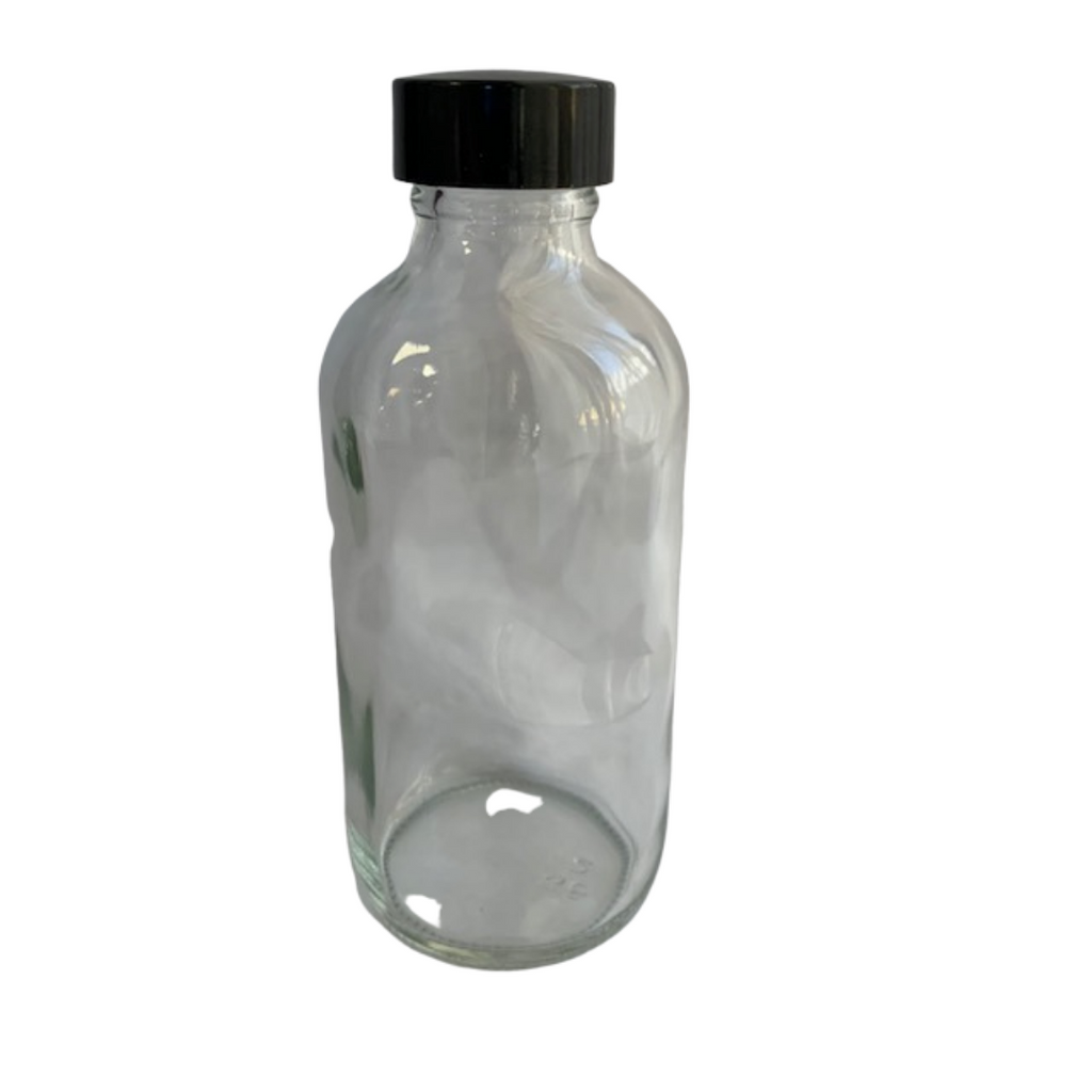 120 mL Clear Glass Bottle with Cap