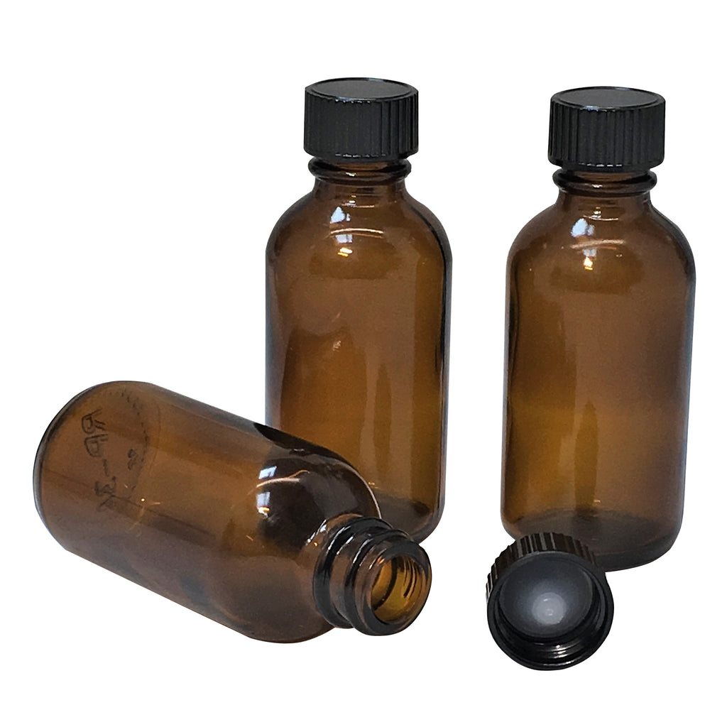 50 ml amber glass bottle with lid,packaging - Karma Suds