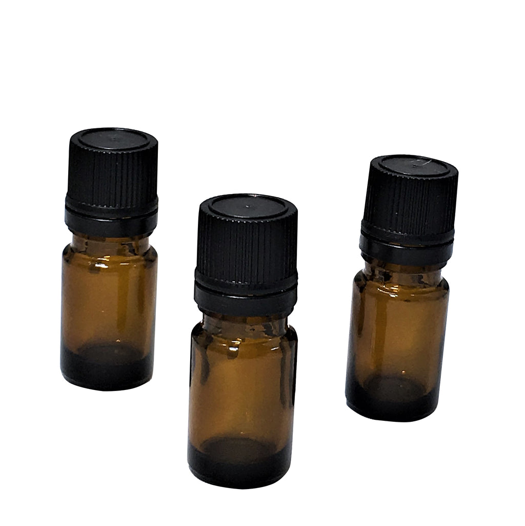 5 ml glass amber bottle with dropper lid,packaging - Karma Suds