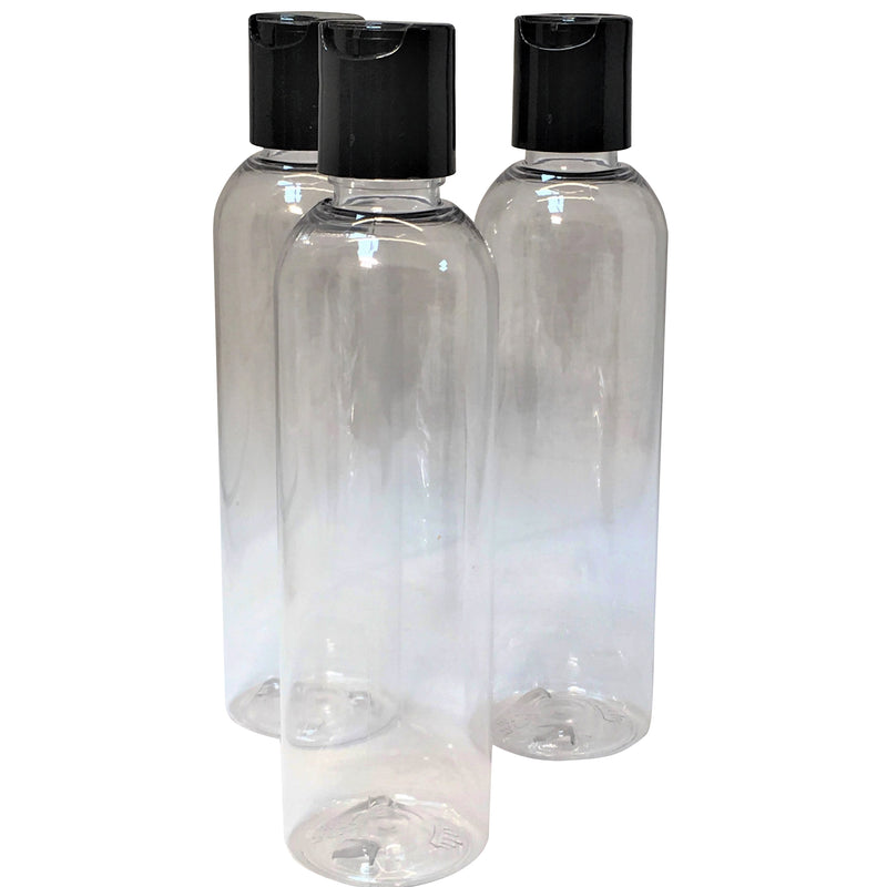 120 ml - 4 ounce  clear bullet bottle with disk top - karmasuds.com