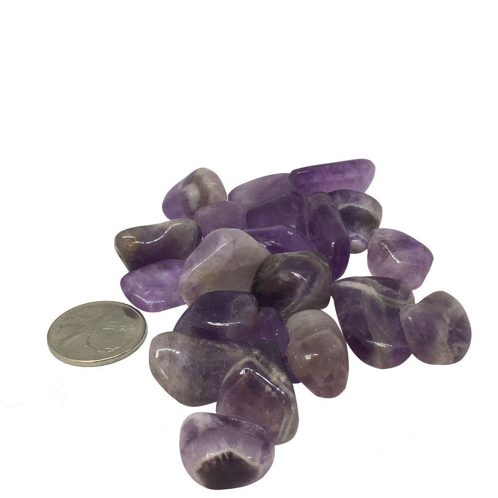 Amethyst - Reiki infused tumbled stones,Stones - Karma Suds