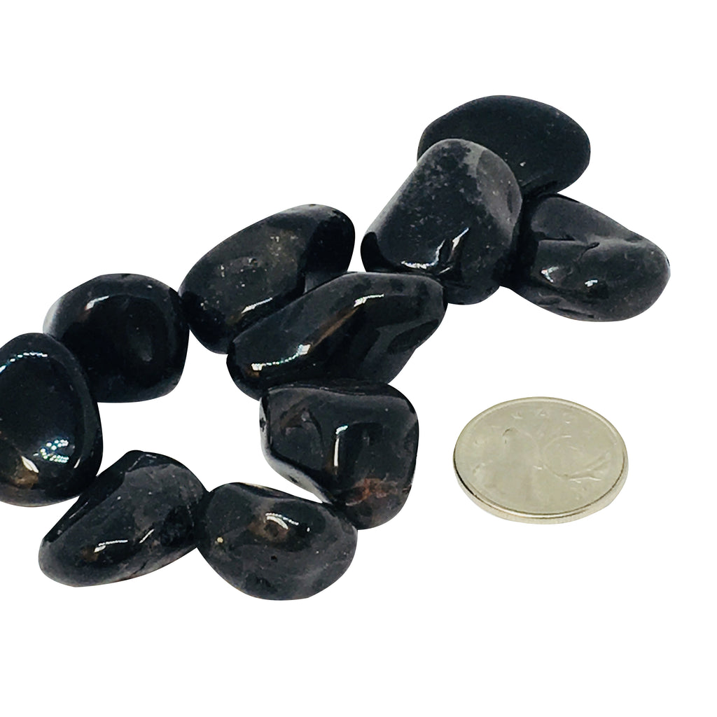 Black Onyx - Reiki infused tumbled stone,Stones - Karma Suds