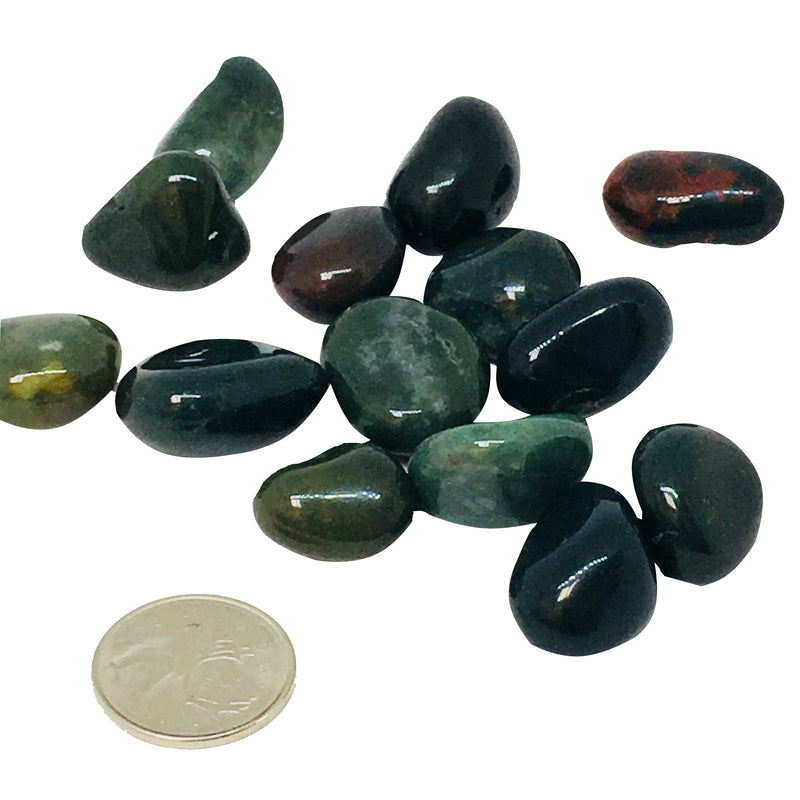 Bloodstone - Reiki infused tumbled stone,Stones - Karma Suds