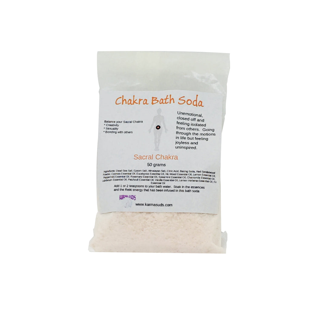 Sacral Chakra Bath Soda - 50 g,Bath Products - Karma Suds