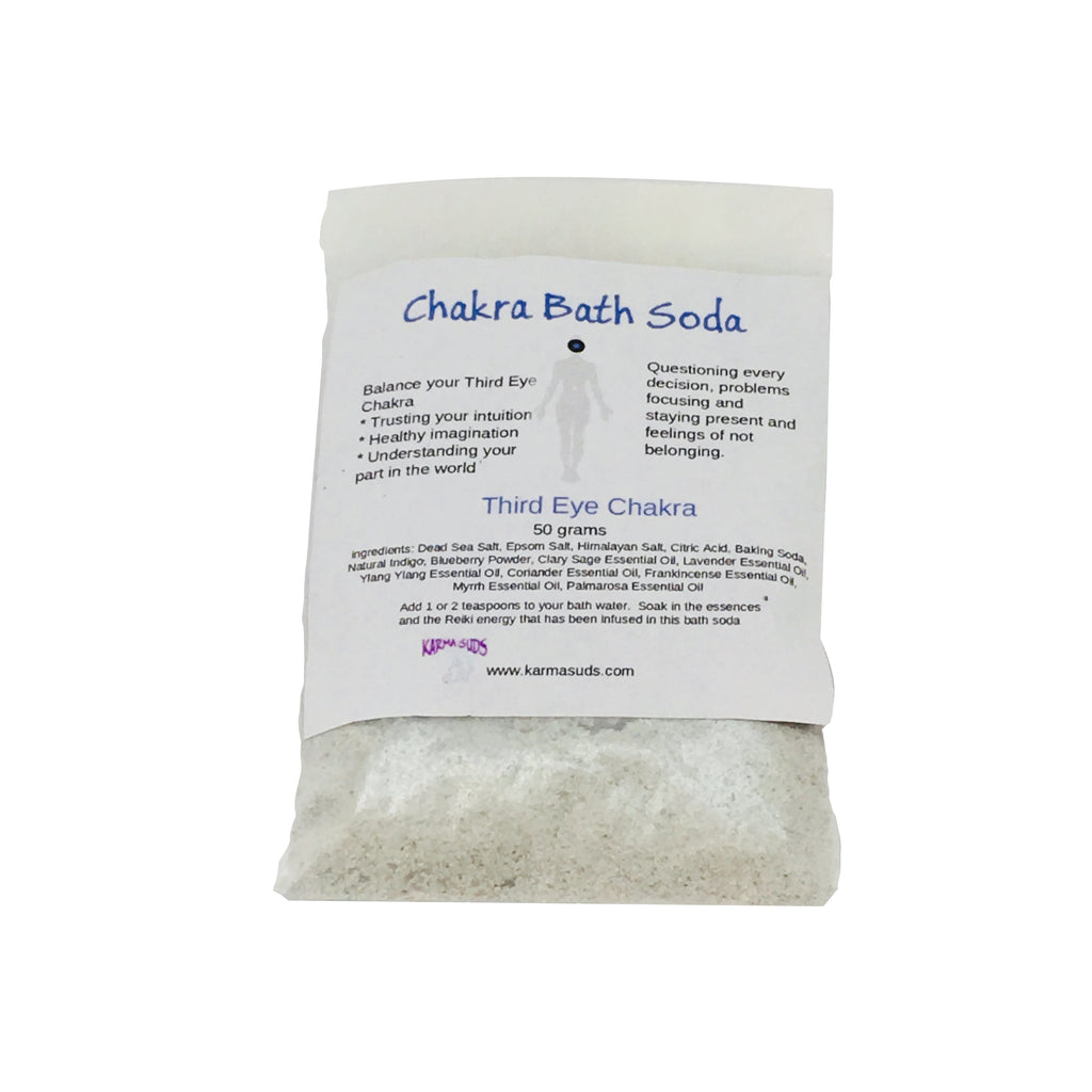 Third Eye Chakra Bath Soda - 50 g,Bath Products - Karma Suds