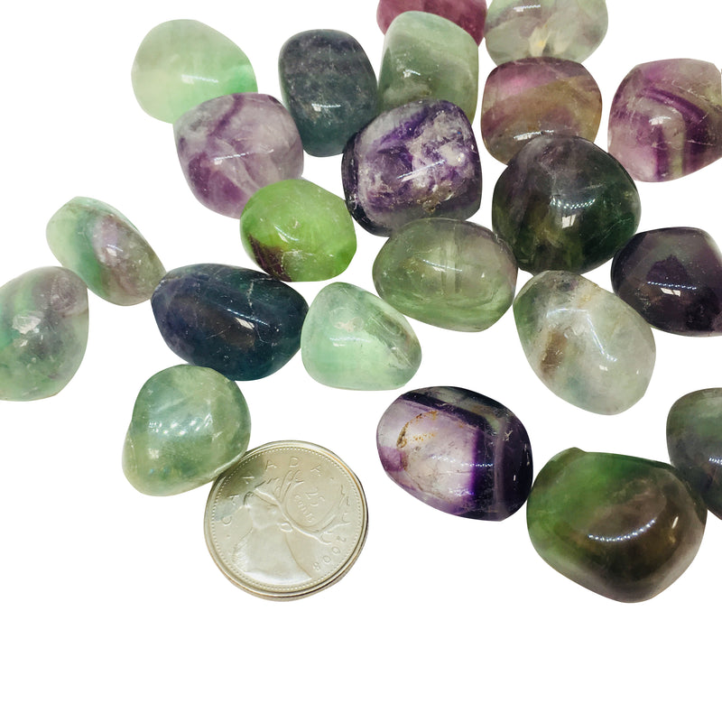 Fluorite - Reiki infused tumbled stones,Stones - Karma Suds