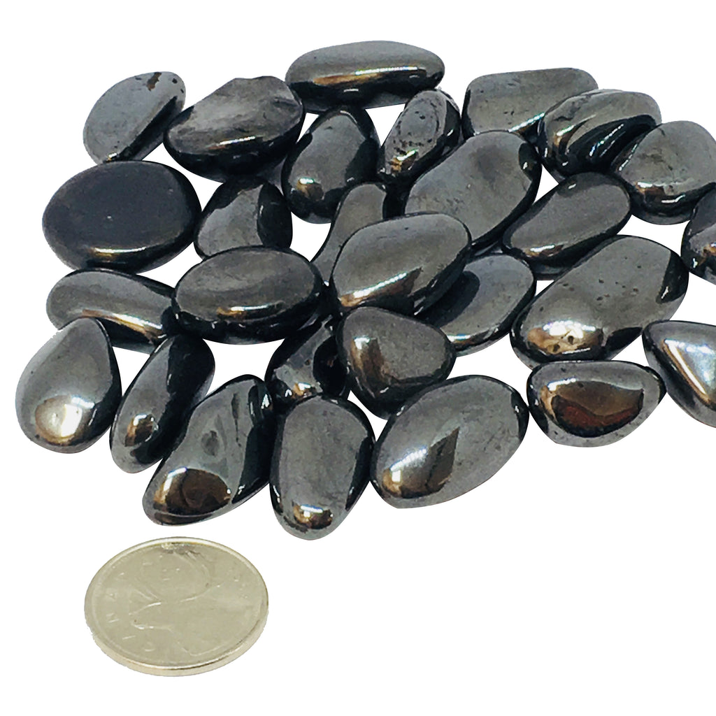 Hematite - Reiki infused tumbled stone,Stones - Karma Suds