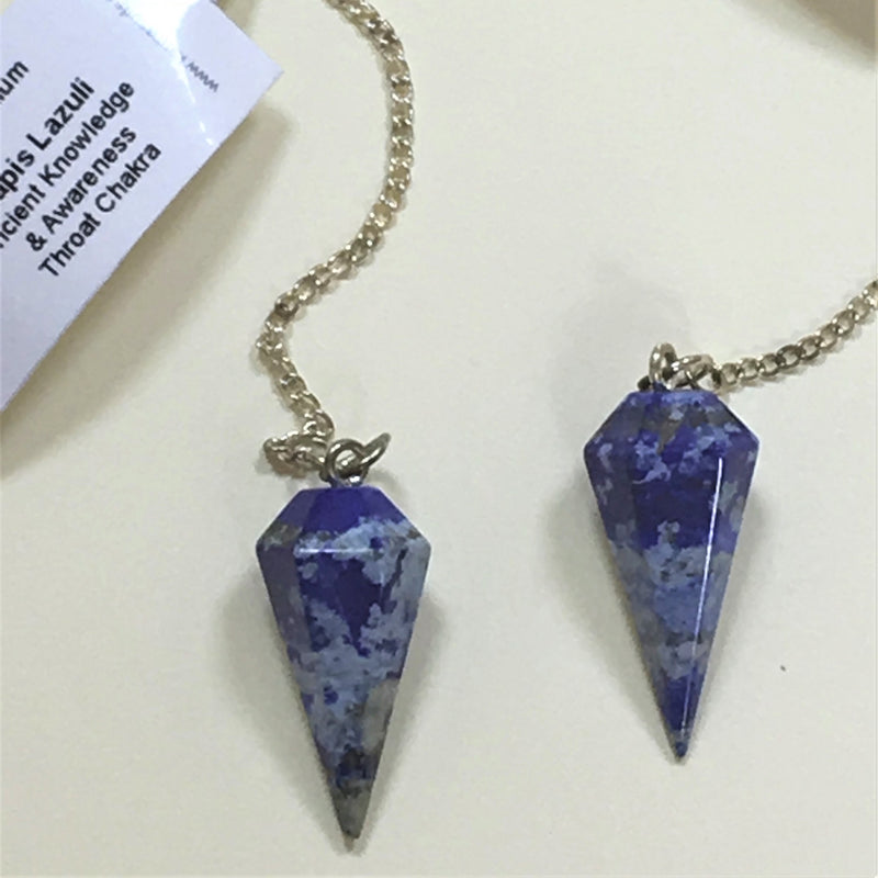 Lapis Lazuli Pendulum - Reiki infused,Stones - Karma Suds