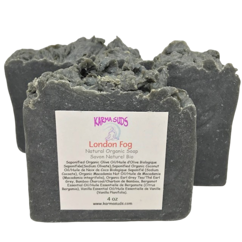 London Fog - Natural Organic Bar Soap - over 4 oz