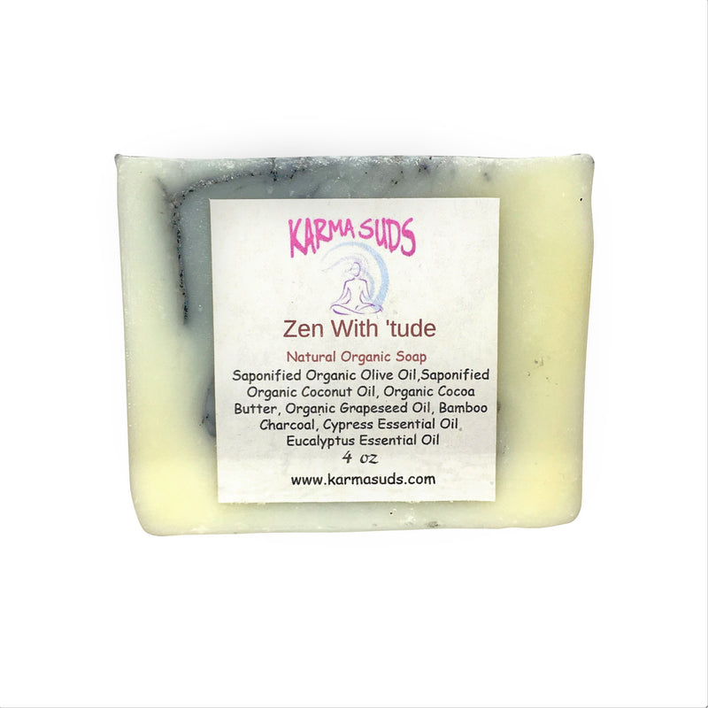 Zen with 'Tude - Natural Organic Bar Soap - 4 oz,Soap - Karma Suds